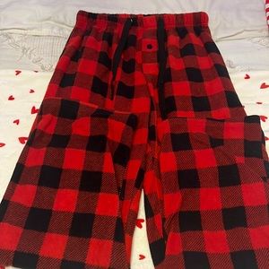 Plaid pajama pants